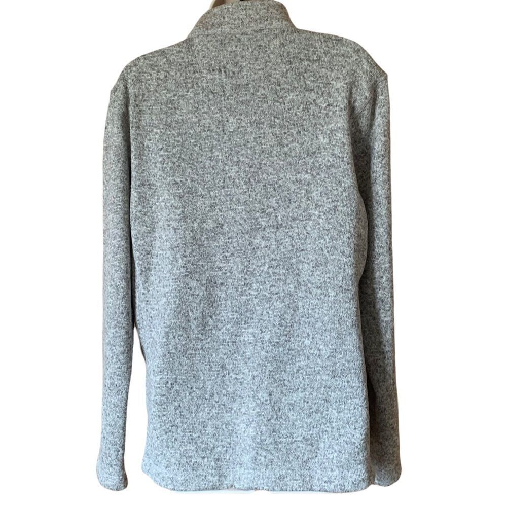 Woolrich grey 1/4 zip sweater size m - Picture 2 of 5